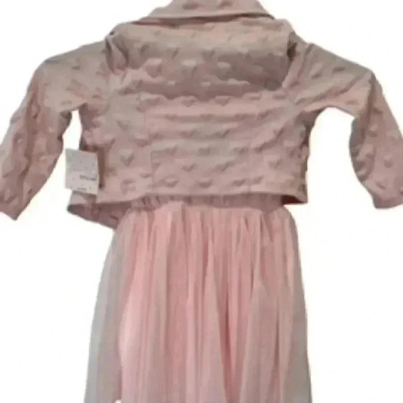 NEW Love To Be Loved Pink Dress And Jacket 2 pieces Girls Sz 4 NWT - Picture 3 of 12